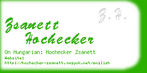 zsanett hochecker business card